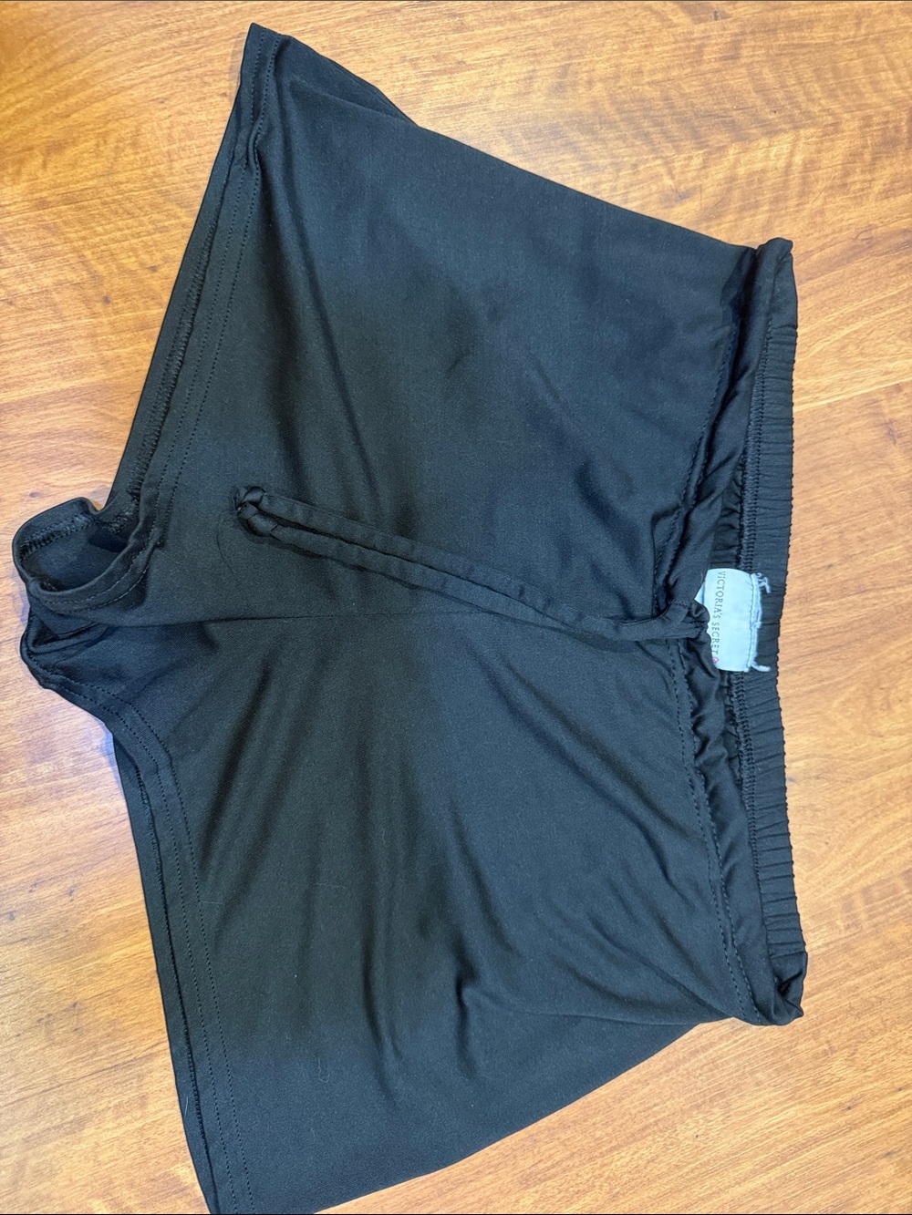 Victoria's Secret Black drawstring sleep shorts